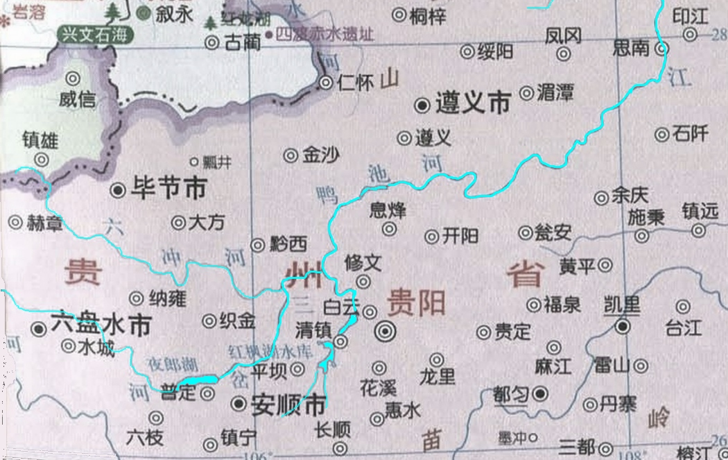 河道走向图