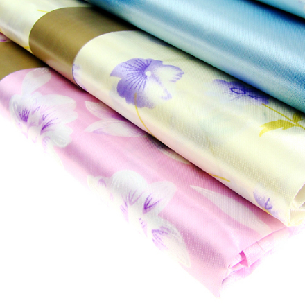 印花锦纶防水浴帘