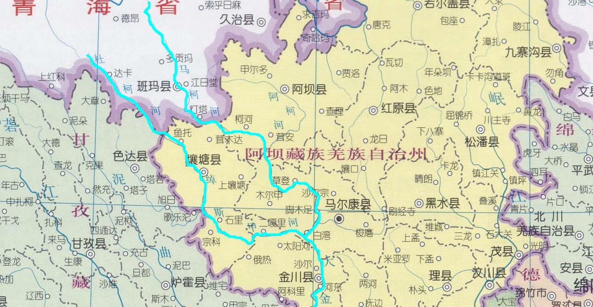 河道走向