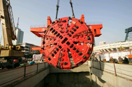 2006年，成都地铁首台盾构下井