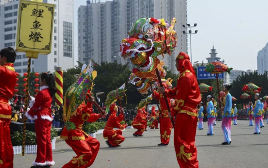 客家民俗活动现场图