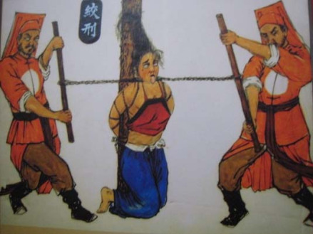                       古代绞刑