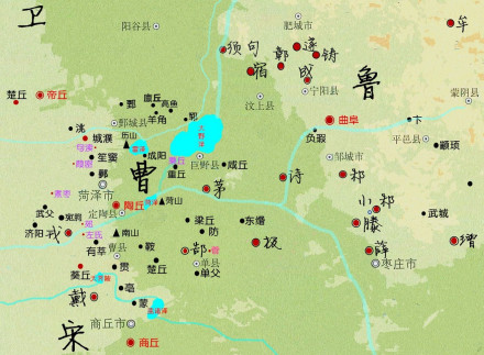 曹国地理图