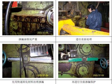 纸机渗漏油修复方法图解