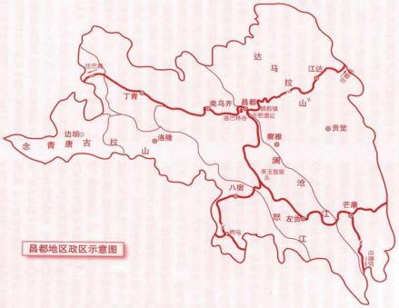 昌都地图