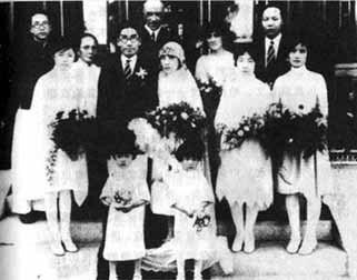 1929年司徒雷登参加冰心与吴文藻的婚礼