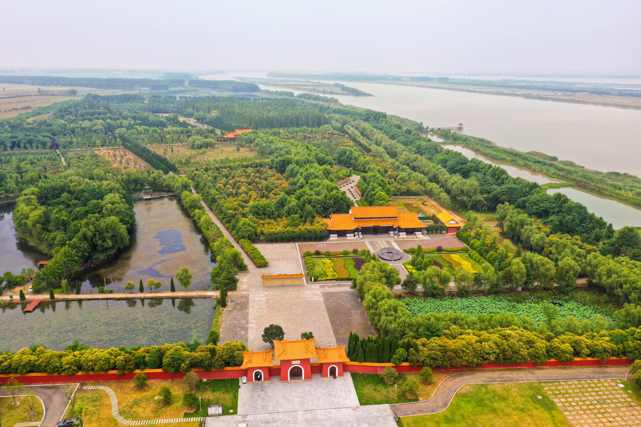 明祖陵全景 