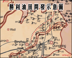 胜利油田开发示意图 
