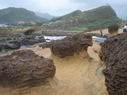 台湾野柳海蚀地貌