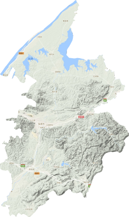 临湘市地形图