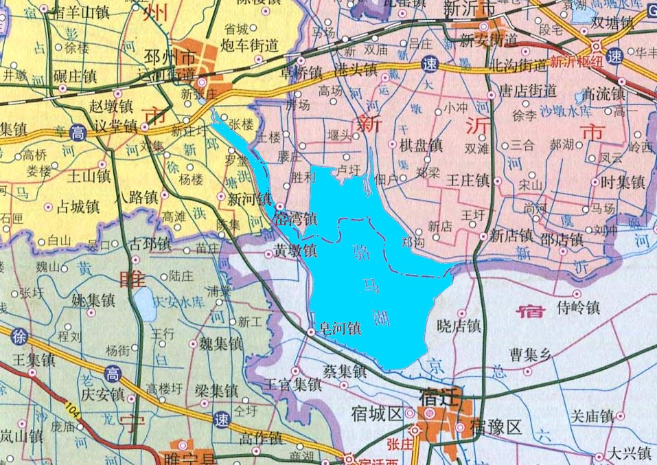 骆马湖位置及境域