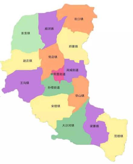 丰县政区图