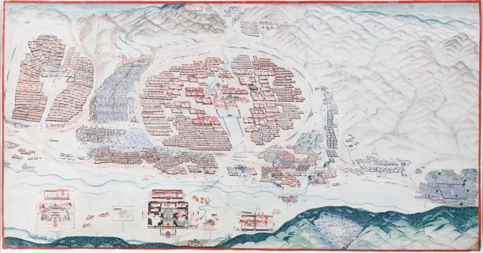 1919年时的库伦城地图
