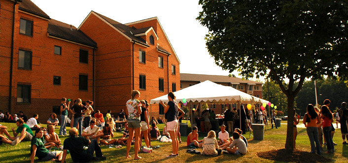 朝气蓬勃的大学 A vibrant university