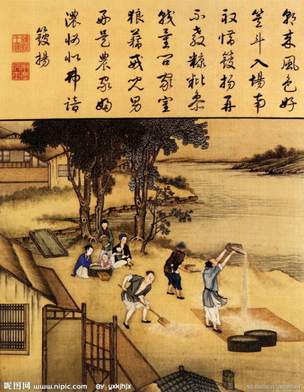 耕织图——象征中国古代小农经济