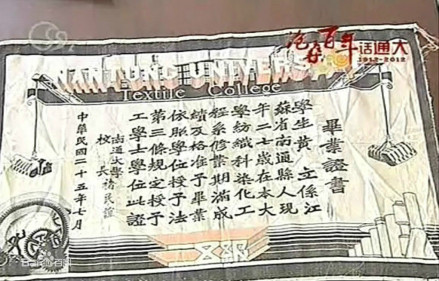 私立南通大学校友黄立的毕业证