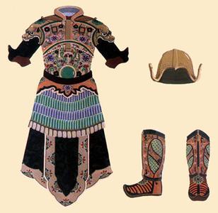 晋朝武士盔甲