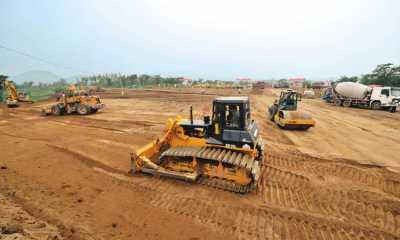房山区城关街道安置房建设现场