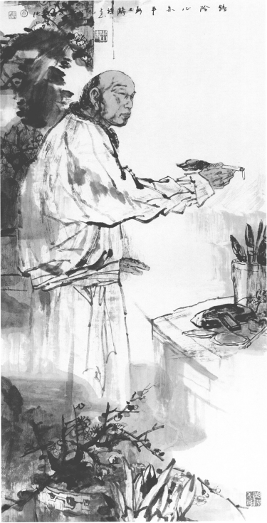 彭玉麟绘梅，取自《湘人俊杰画传》 