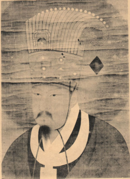 宋神宗赵顼像，台北故宫博物馆藏 