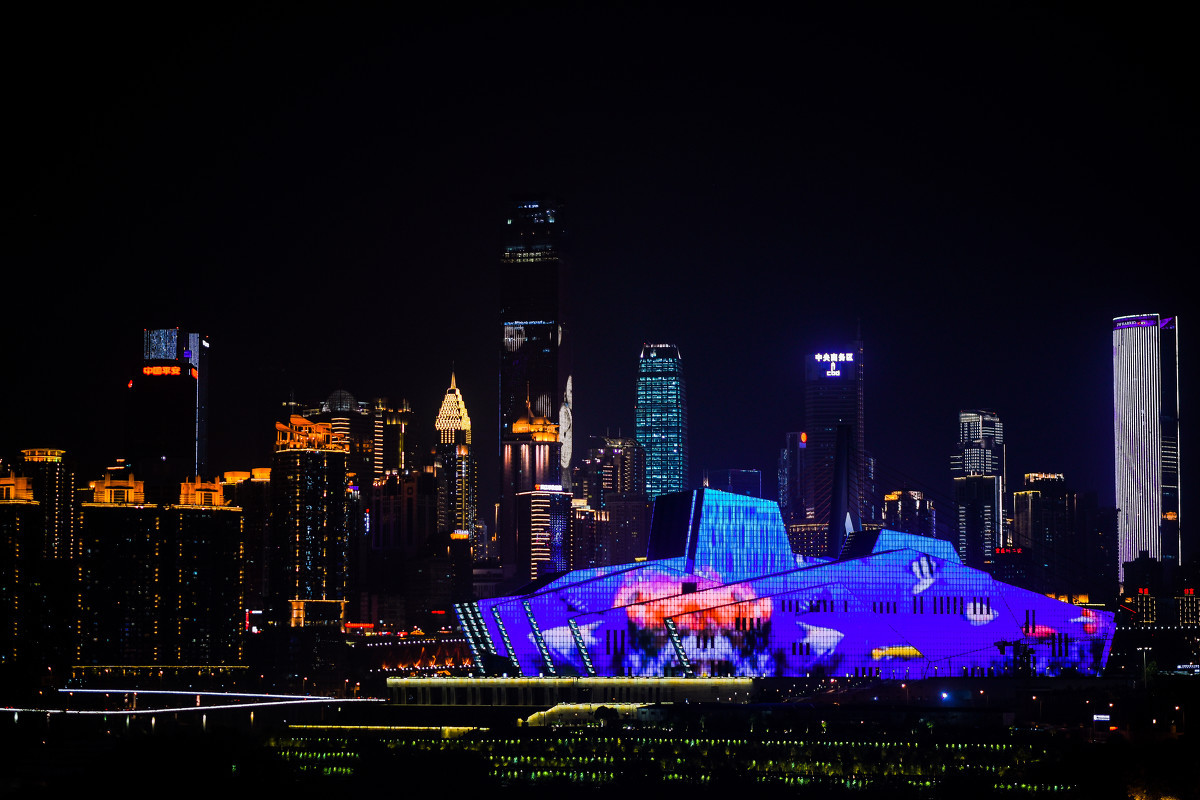 重庆大剧院夜景