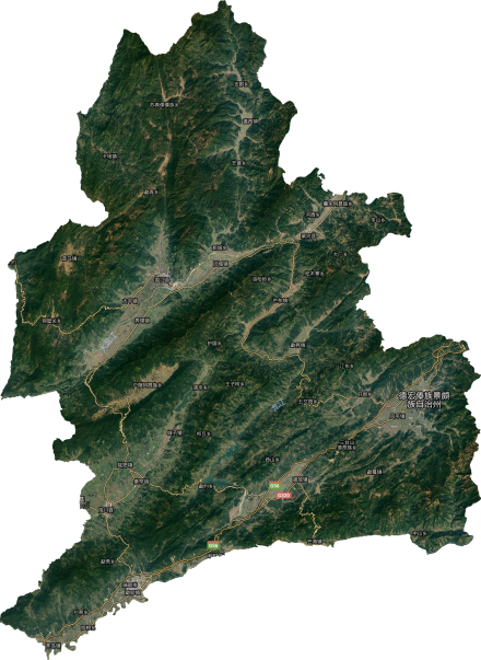 德宏傣族景颇族自治州卫星图