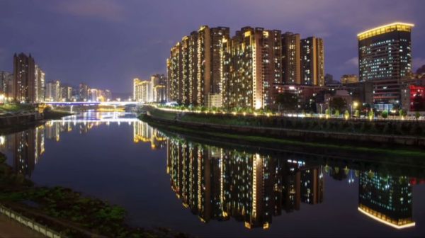 达川区夜景