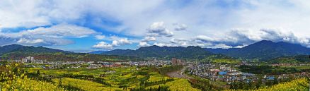 荥经县全景图