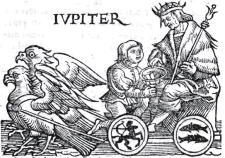 Jupiter，1550年古德·波那提编辑的木刻集