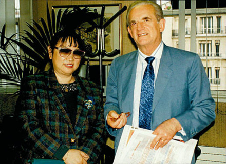 1996年阿兰·佩雷菲特与杨咏桔 