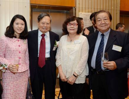 杨振宁夫妇与金耀基夫妇