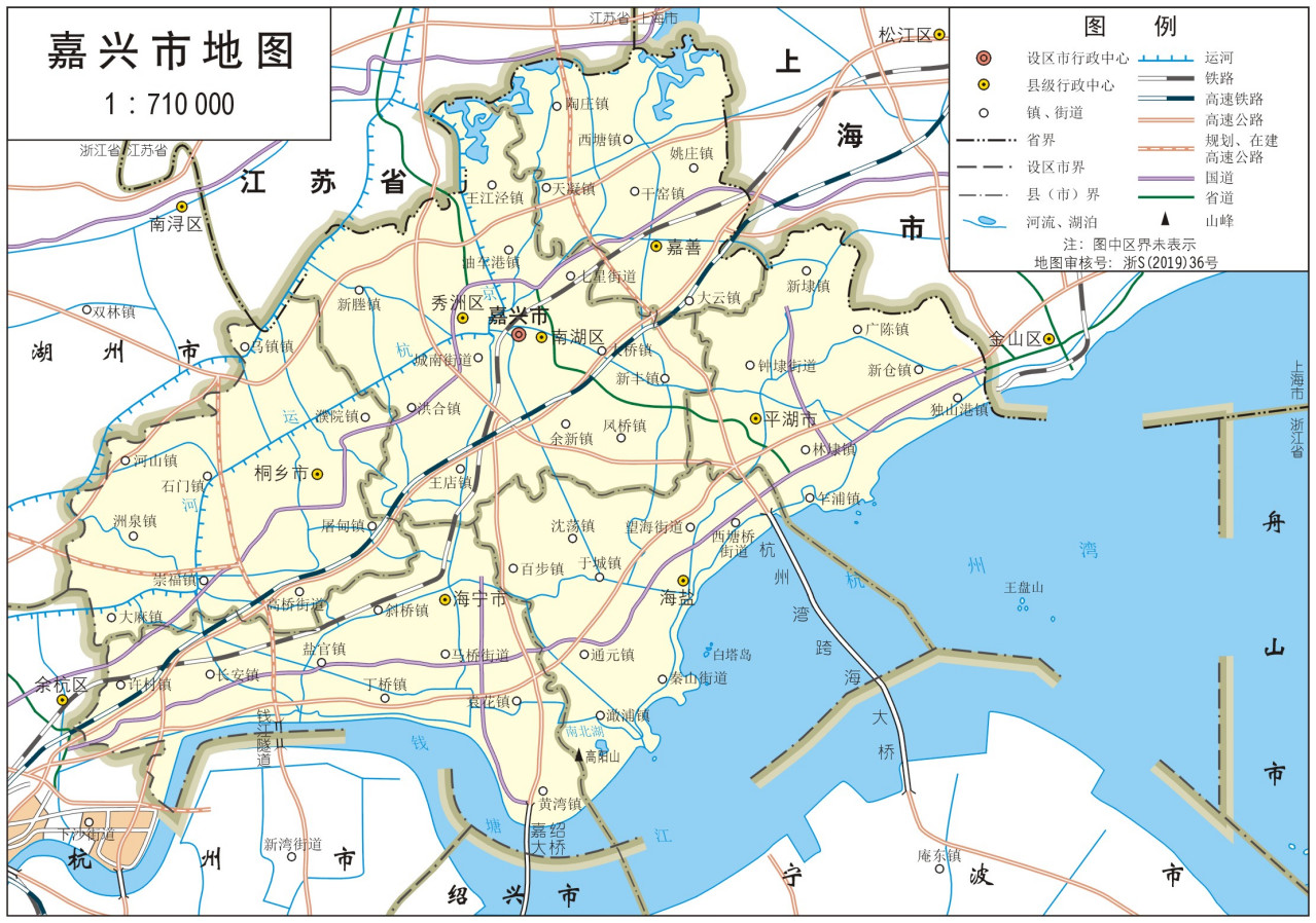  嘉兴市地图