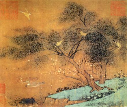 芳溆春禽册页