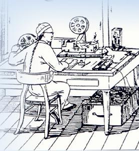 莫尔斯电报机发报