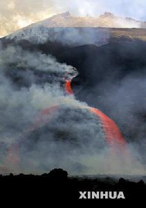 意大利火山喷发