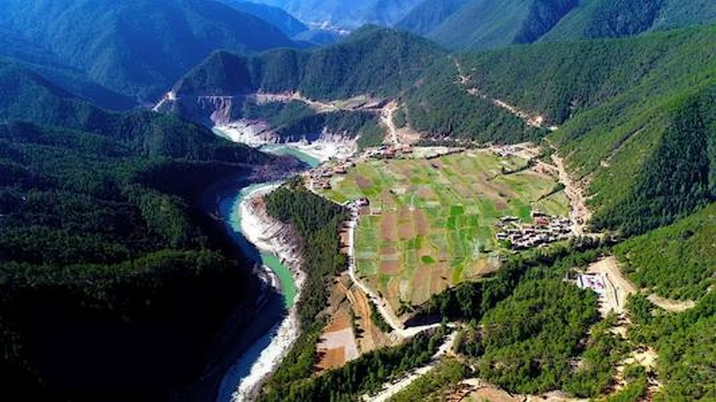 木里河木里县唐央乡段