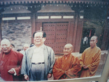 澄观法师接待江泽民 