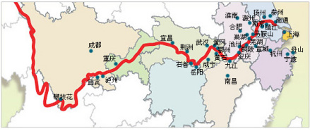长江所流经省区