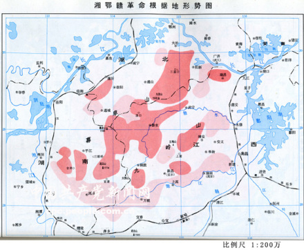 平江起义示意图