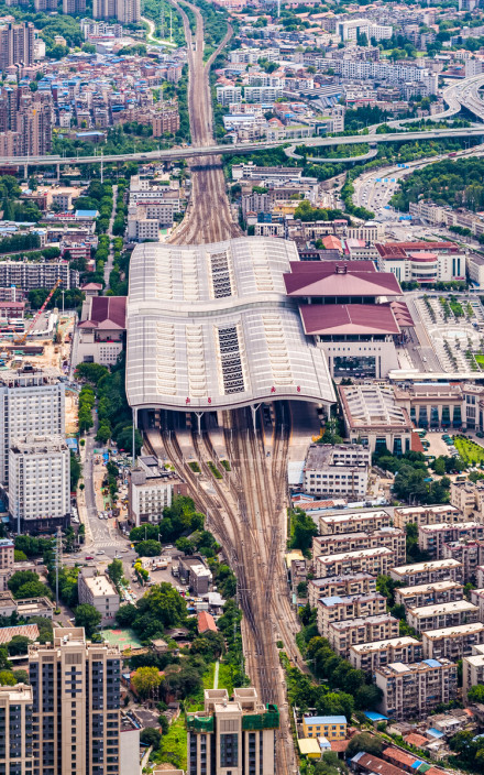 武昌站鸟瞰图