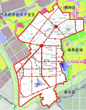 长春高新区区域图（南区）