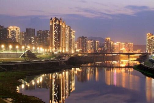 达川区夜景