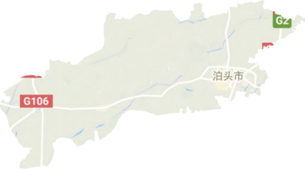 泊头市地形图