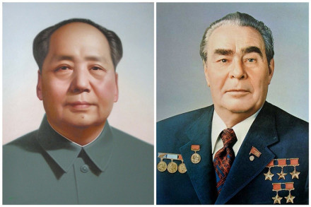 勃列日涅夫与毛泽东