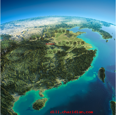 南阳盆地在全国的位置
