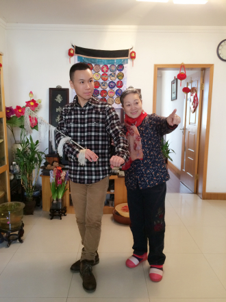 2015年 与孙明珠老师