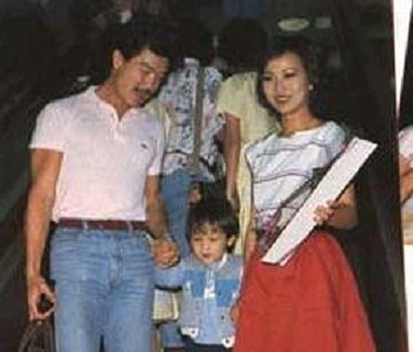 赵雅芝与第二任丈夫及家人
