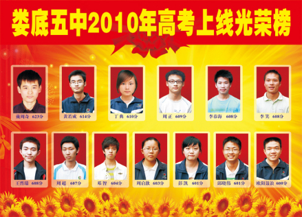 2010年高考上线光荣榜