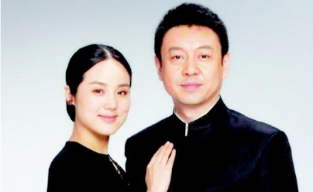 杨柳和妻子哈辉