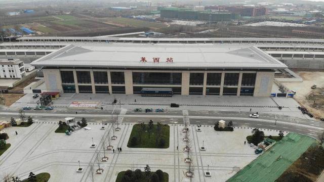 莱西站站房外观